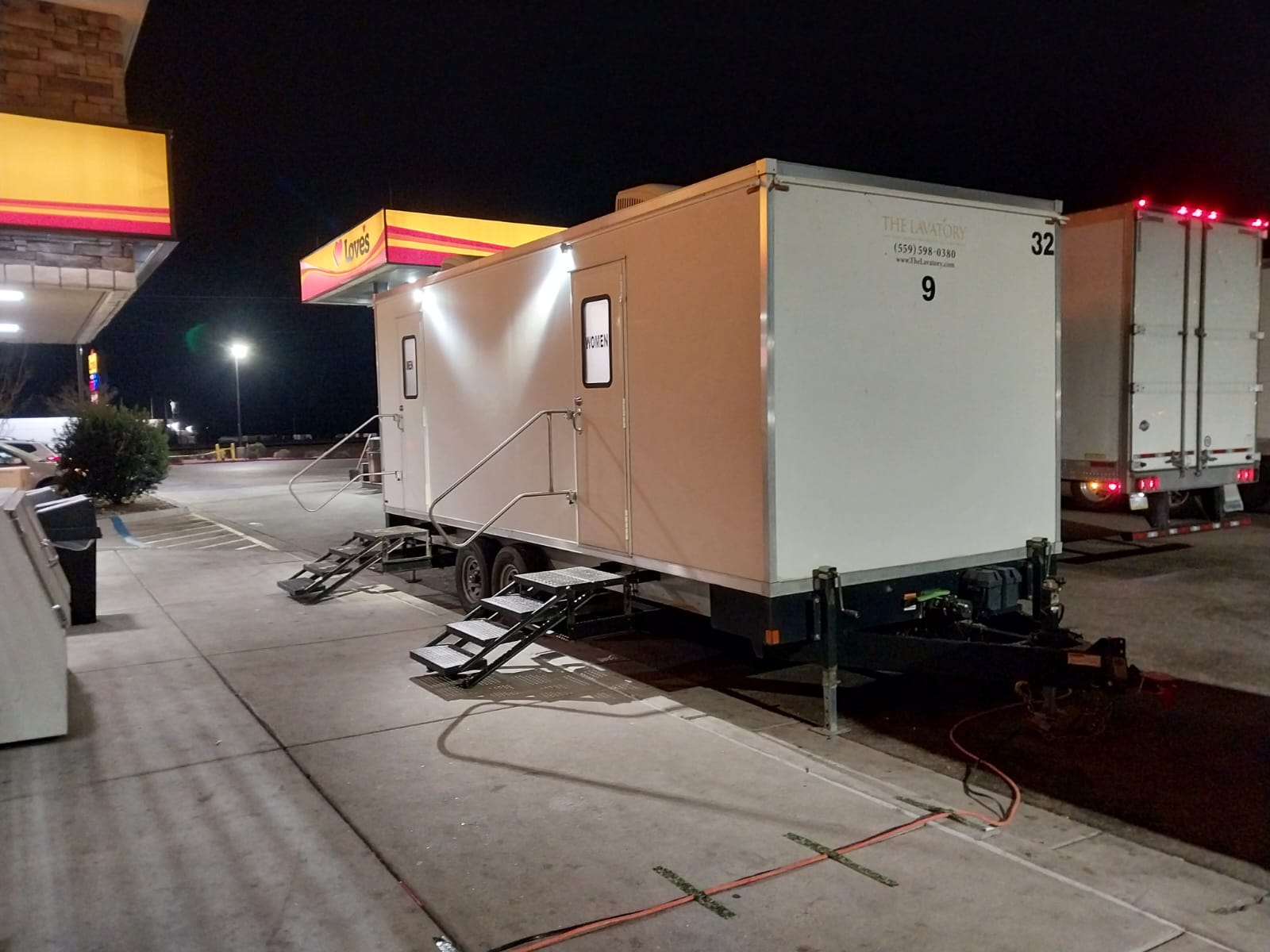 loves travel stop restroom trailer the lavatory 2. The Lavatory Texas