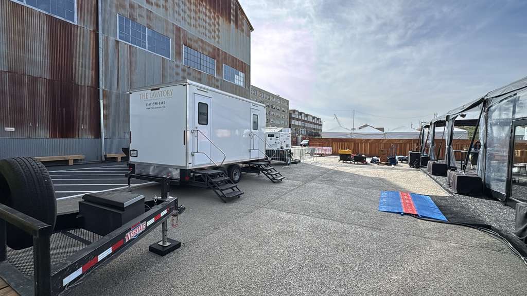 The Lavatory Texas company team and fleet. Luxury restroom trailer rental operations across Texas