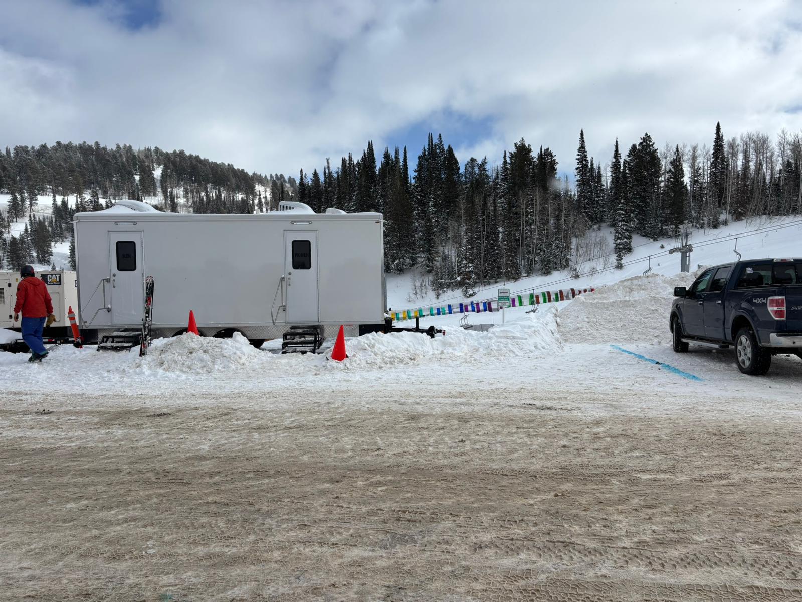 Real camping & glamping deployment by The Lavatory Texas