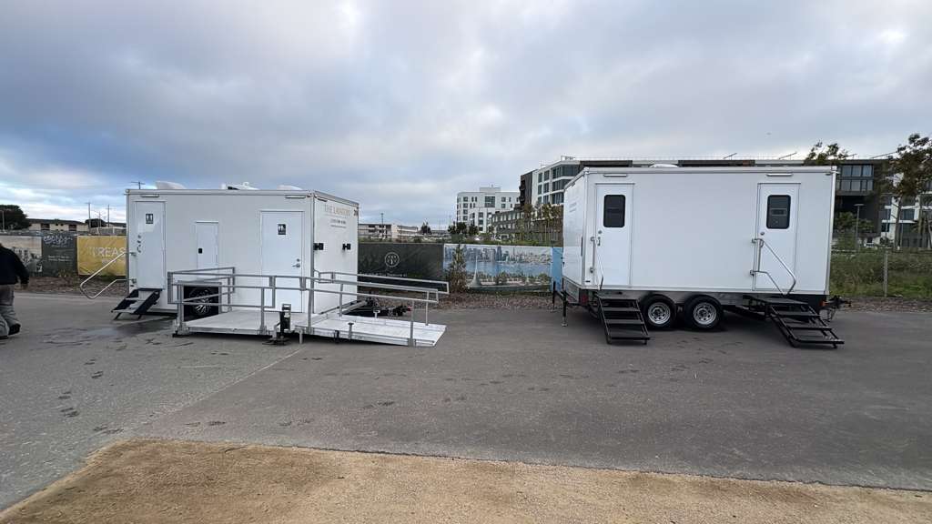 The Lavatory Texas Construction & Industrial luxury restroom trailer deployment