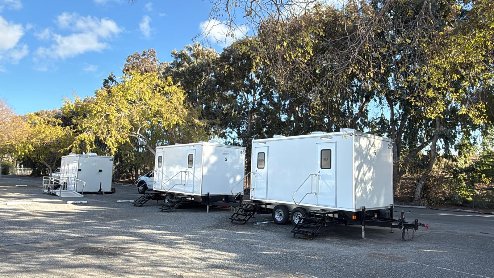 Real large outdoor events deployment by The Lavatory Texas