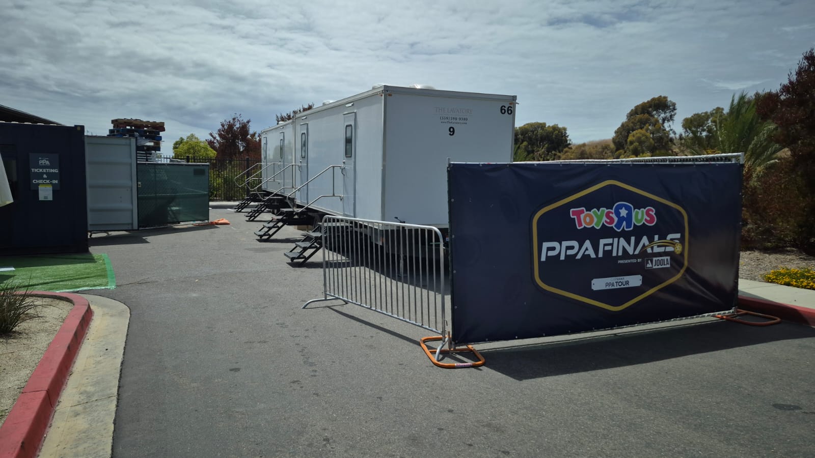 Real large outdoor events deployment by The Lavatory Texas